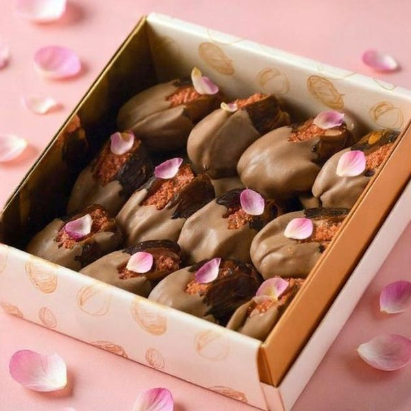 Iconic Rose Flower Truffle Date (Small Box)